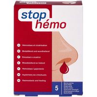 stop hemo blutstillende Watte, 5 Stk., Dr.Dagmar Lohmann Pharma + Medical GmbH
