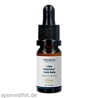 LipoVitamine 1000 Beta Vitamin A + D3 + E + K2, 10 ml, NatuGena GmbH