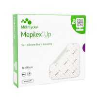 Mepilex Up 10x10 cm Schaumverband, 5 st, Adequapharm GmbH