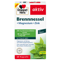 Doppelherz Brennnessel+Magnesium+Zink, 60 st, Queisser Pharma GmbH & Co. KG