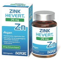Zink Hevert 25 mg, 100 st, Hevert-Arzneimittel GmbH & Co. KG