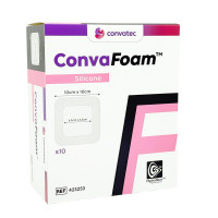 CONVAFOAM Silicone Verband 10x10 cm, 10 st, Adequapharm GmbH