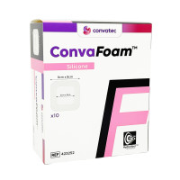 CONVAFOAM Silicone Verband 8x8 cm, 10 st, Adequapharm GmbH