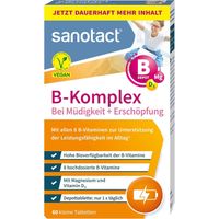 sanotact B-Komplex Bei M&uuml;digkeit + Ersch&ouml;pfung, 60 st, Sanotact GmbH