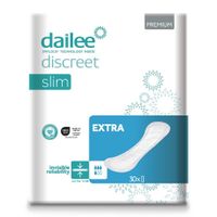 Dailee Discreet Premium Slim Extra Einlagen, 30 st, Drylock Technologies S.R.O.