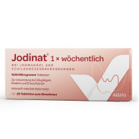 Jodinat 1 x w&ouml;chentlich 1530 Mikrogramm Tabletten, 28 st, Aristo Pharma GmbH
