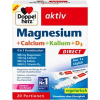 Doppelherz Magneisum+Calcium+Kalium+D3 DIRECT, 20 st, Queisser Pharma GmbH & Co. KG