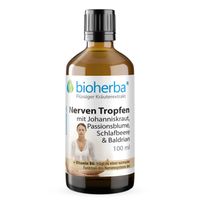 NERVEN TROPFEN MIT JOHANNISKRAUT & BALDRIAN, 100 ml, Bioherba Reichenbach GmbH