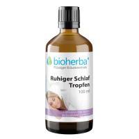 RUHIGER SCHLAF TROPFEN, 100 ml, Bioherba Reichenbach GmbH