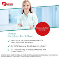 HAWEI Glucanhafer-Eiweiß-Shake Vanillegeschmack, 432 g, Dr. Wolz Zell GmbH