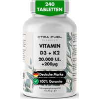 Vitamin D3 + K2 Tabletten mit 20.000 I.E., 115 g, PaNiKa UG (haftungsbeschr&auml;nkt)