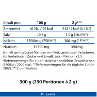 Blutdruck-Salz mit Kalium Dr. Jacob's, 500 g, Dr. Jacob's Medical GmbH