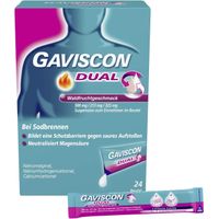 GAVISCON DUAL Waldfrucht 500 mg/213 mg/325 mg, 24x10 ml, Reckitt Benckiser Deutschland GmbH