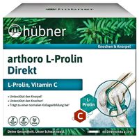 h&uuml;bner arthoro L-Prolin Direkt, 60x10 g, Anton H&uuml;bner GmbH & Co. KG