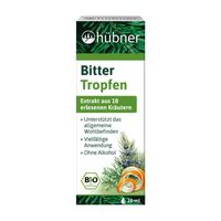 h&uuml;bner Bitter Tropfen Bio FR-BIO-01, 20 ml, Anton H&uuml;bner GmbH & Co. KG