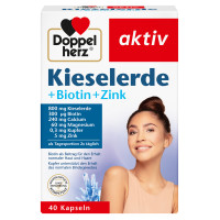 Doppelherz Kieselerde + Biotin + Zink, 40 st, Queisser Pharma GmbH & Co. KG
