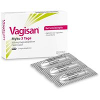 Vagisan Myko 3 Tage 200mg Vaginalz&auml;pfchen, 3 st, Dr. August Wolff GmbH & Co. KG Arzneimittel