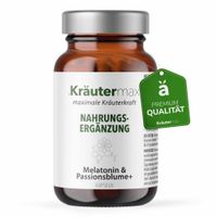 MELATONIN 1 MG & PASSIONSBLUME KAPSELN, 100 st, Kr&auml;utermax GmbH & Co. KG