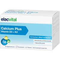 elacvital Calcium Plus Vitamin D3 + K2, 30 st, ELAC Pharma GmbH