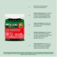 Möller's Omega-3 Kapseln hochdosiert, 60 st, Kyberg Pharma Vertriebs GmbH