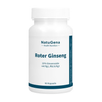 Roter Panax Ginseng 20% Ginsenoside vegan, 90 st, NatuGena GmbH