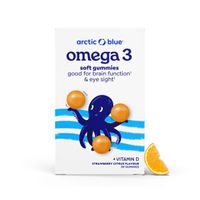 OMEGA 3 KIDS GUM ERDBEER ARB, 30 st, shanab pharma e.U.