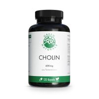 GREEN NATURALS Cholin 600 mg hochdosiert vegan, 120 st, Heilpflanzenwohl GmbH