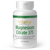 Magnesium Citrat 375 mg vegan, 120 st, Vision Healthcare B.V.