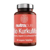 Nutrapure Bio KurkuMix vegane Tabletten, 30 g, LEH Brands Innovation UG (haftungsbeschr&auml;nkt)