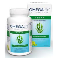 OMEGAlife Algen&ouml;l Vegan, 120 st, Swiss Health Care AG