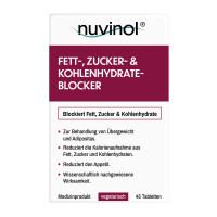 nuvinol Fett- & Zucker- & Kohlenhydrateblocker, 45 st, R(h)ein Nutrition & Health GmbH