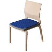 suprima Sitzkissen Premium 36x41cm blau-Struktur, 1 st, Suprima GmbH