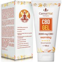 CANNAVITAL CBD GEL 3000MG WARMING, 150 ml, KAP3 PREMIUM PRODUCTS UG (haftungsbeschr&auml;nkt)