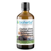 CEYLON ZIMT HEIDELBEERE SCHWARZE MAULBEERE, 100 ml, Bioherba Reichenbach GmbH
