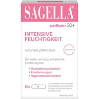 Sagella poligyn 50+ intensive Feuchtigkeit, 10 st, Cooper Consumer Health Deutschland GmbH