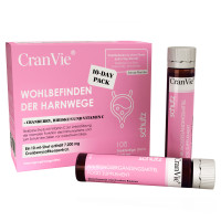 CranVie Food Supplement Cranberry Hibiskus+Vit.C, 10x10 ml, BHW Bayerische Heilmittel Wissenschaften GmbH