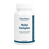 Myko-Komplex Reishi + Maitake + Vitamin C, 60 st, NatuGena GmbH