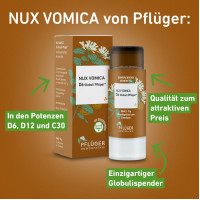 Nux vomica C30 Globuli Pfl&uuml;ger Globulispender, 10 g, Hom&ouml;opathisches Laboratorium Alexander Pfl&uuml;ger GmbH & Co. KG
