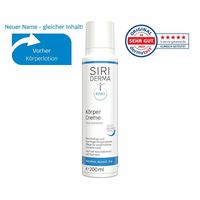 SIRIDERMA K&ouml;rpercreme ohne Duftstoffe, 200 ml, Sirius GmbH