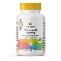 Vitamin B2 250 mg, 100 st, Warnke Vitalstoffe GmbH