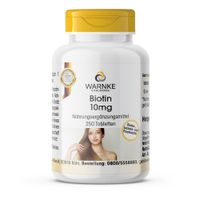 Biotin 10 mg, 250 st, Warnke Vitalstoffe GmbH