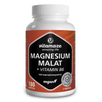 Magnesium Malat 1800 mg + Vit. B6, 180 st, Vitamaze GmbH