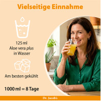Aloe vera-Gel-Saft Ingw.Kurk.Kam. Bio Dr. Jacob's, 1000 ml, Dr. Jacob's Medical GmbH