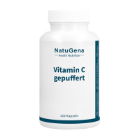Vitamin C gepuffert hochdosiert + Magnesium vegan, 120 st, NatuGena GmbH