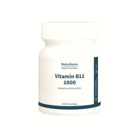 Vitamin B12 1000 Methylcobalamin bioaktiv vegan, 180 st, NatuGena GmbH