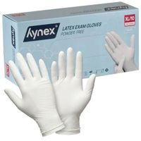 Hynex med. Latexhandschuhe puderfrei XL, 100 st, Kaiser Cares GmbH