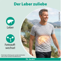 Leber forte Bergamot Mariendistel Cholin Dr Jacobs, 60 st, Dr. Jacob's Medical GmbH