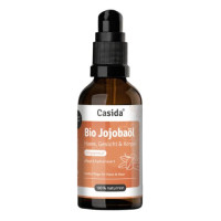 Jojoba&ouml;l BIO kaltgepresst Haare - Gesicht - K&ouml;rper, 50 ml, Casida GmbH