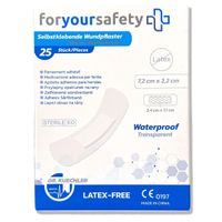 fouryoursafety Selbstkl.Wundpf.wasserf.7.2x2.2 DKM, 25 st, BIORATIO GmbH