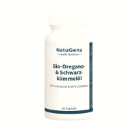 Bio-Oregano & Schwarzk&uuml;mmel&ouml;l vegan, 90 st, NatuGena GmbH